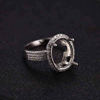 惠州市长兴珠宝首饰批发 专业提供配NGTC证书56分天然南非钻石戒指托及定制服务